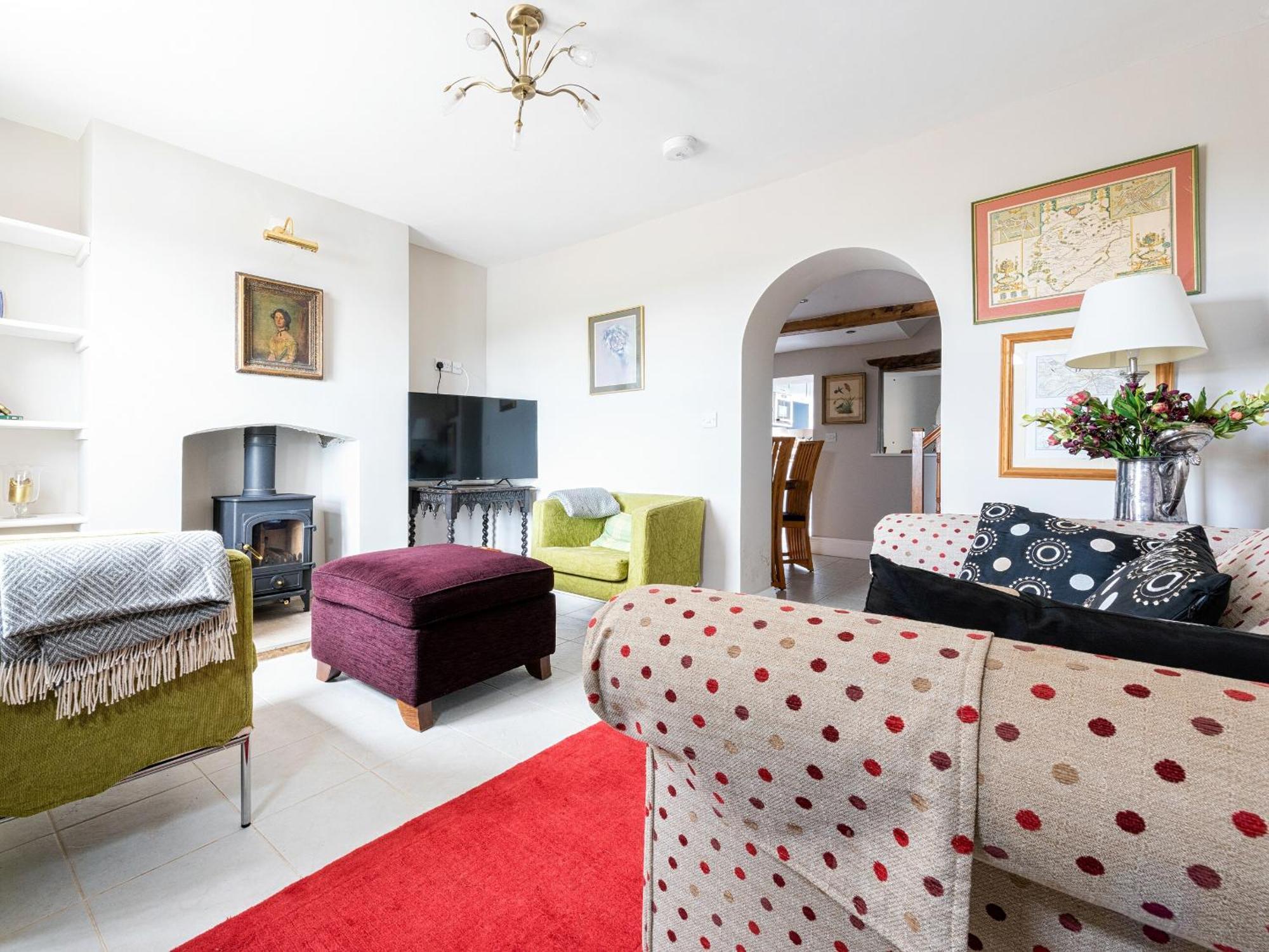 Red Kite Cottage Easton on the Hill ภายนอก รูปภาพ